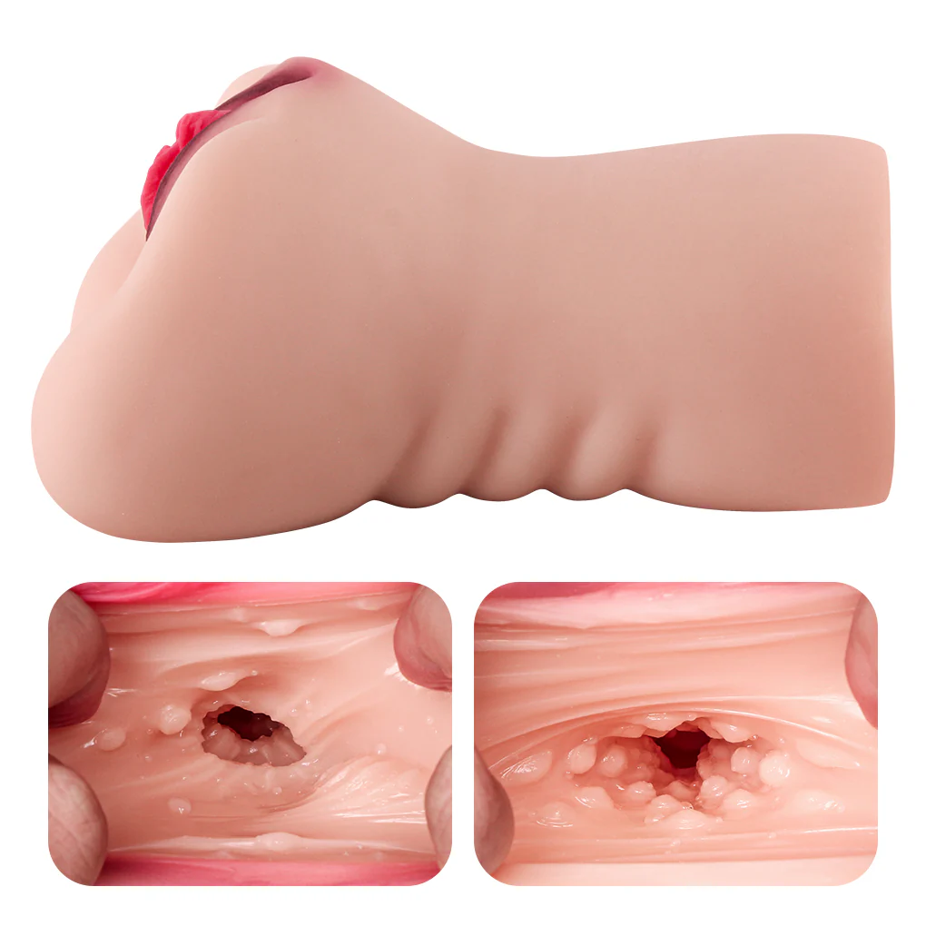 1.32Lb 2-in-1 Male Pocket Pussy with Vagina and Tight Anal - Image 5