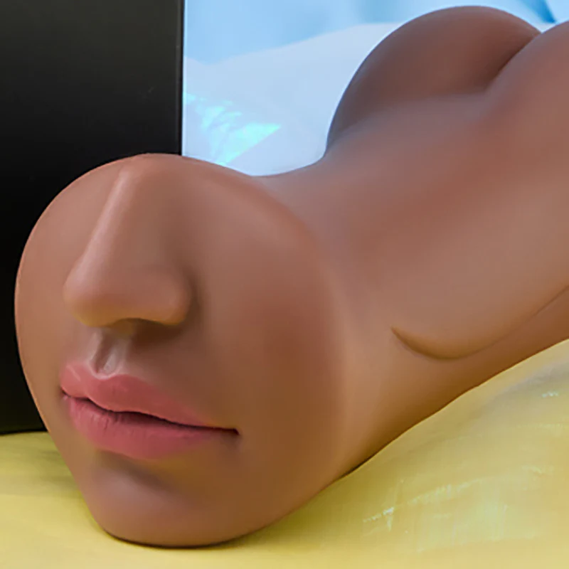 1.41Lbs 3-in-1 Pocket Pussy Realistic Mouth Vagina and Tight ass Male Penis Stroker - Image 6