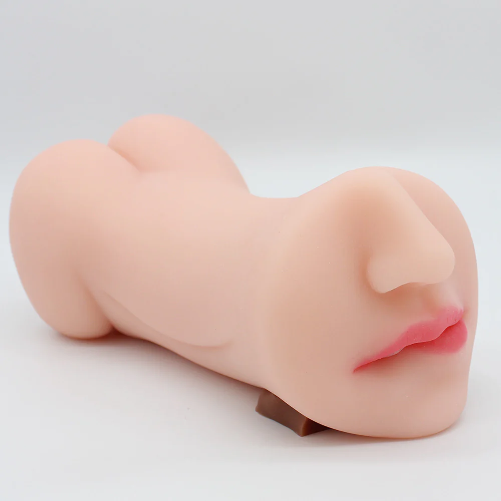 1.41Lbs 3-in-1 Pocket Pussy Realistic Mouth Vagina and Tight ass Male Penis Stroker - Image 7