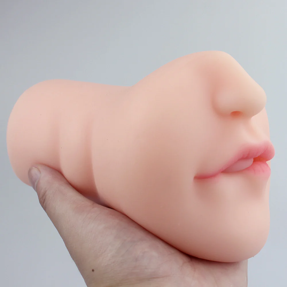 1.49Lb Pocket Pussy Realistic Mouth Blowjob Masturbator Stroker - Image 10