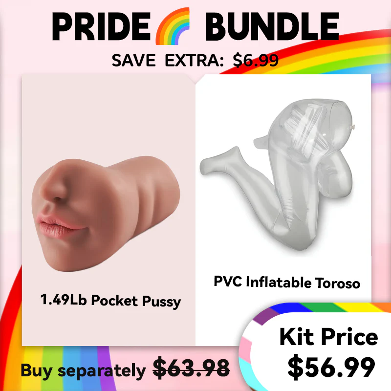 1.49Lb Pocket Pussy Realistic Mouth Blowjob Masturbator Stroker - Image 11