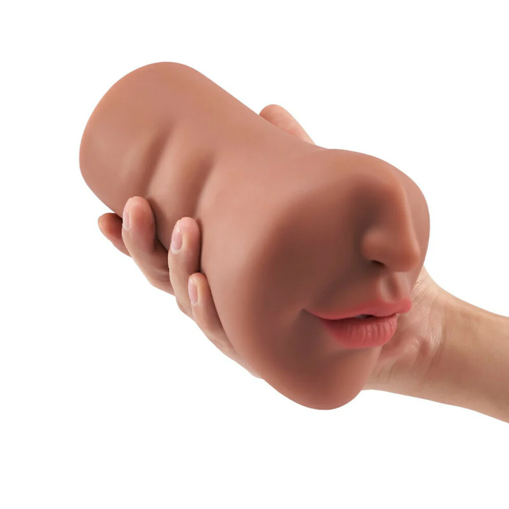 1.49Lb Pocket Pussy Realistic Mouth Blowjob Masturbator Stroker - Image 3