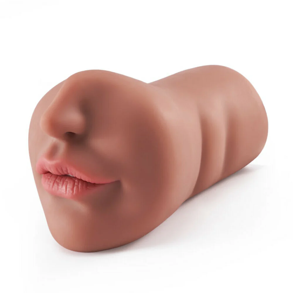 1.49Lb Pocket Pussy Realistic Mouth Blowjob Masturbator Stroker - Image 5