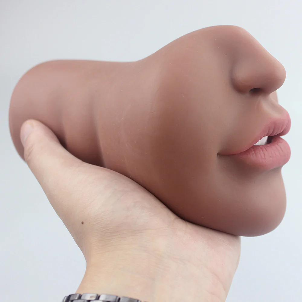1.49Lb Pocket Pussy Realistic Mouth Blowjob Masturbator Stroker - Image 9