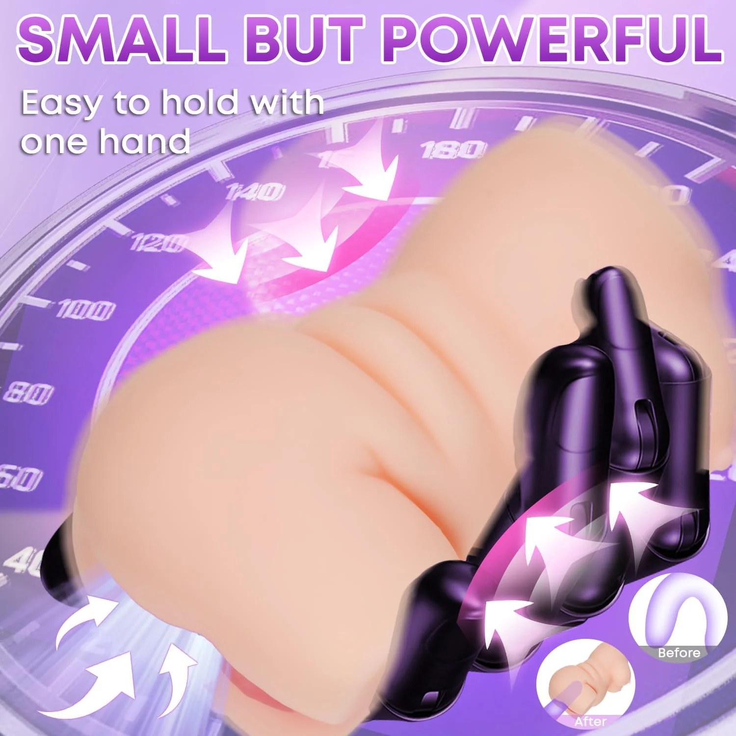 1.76Lb 2-in-1 Pocket Pussy Sex Dolls with Realistic Breast Vagina Tight Anus - Image 5