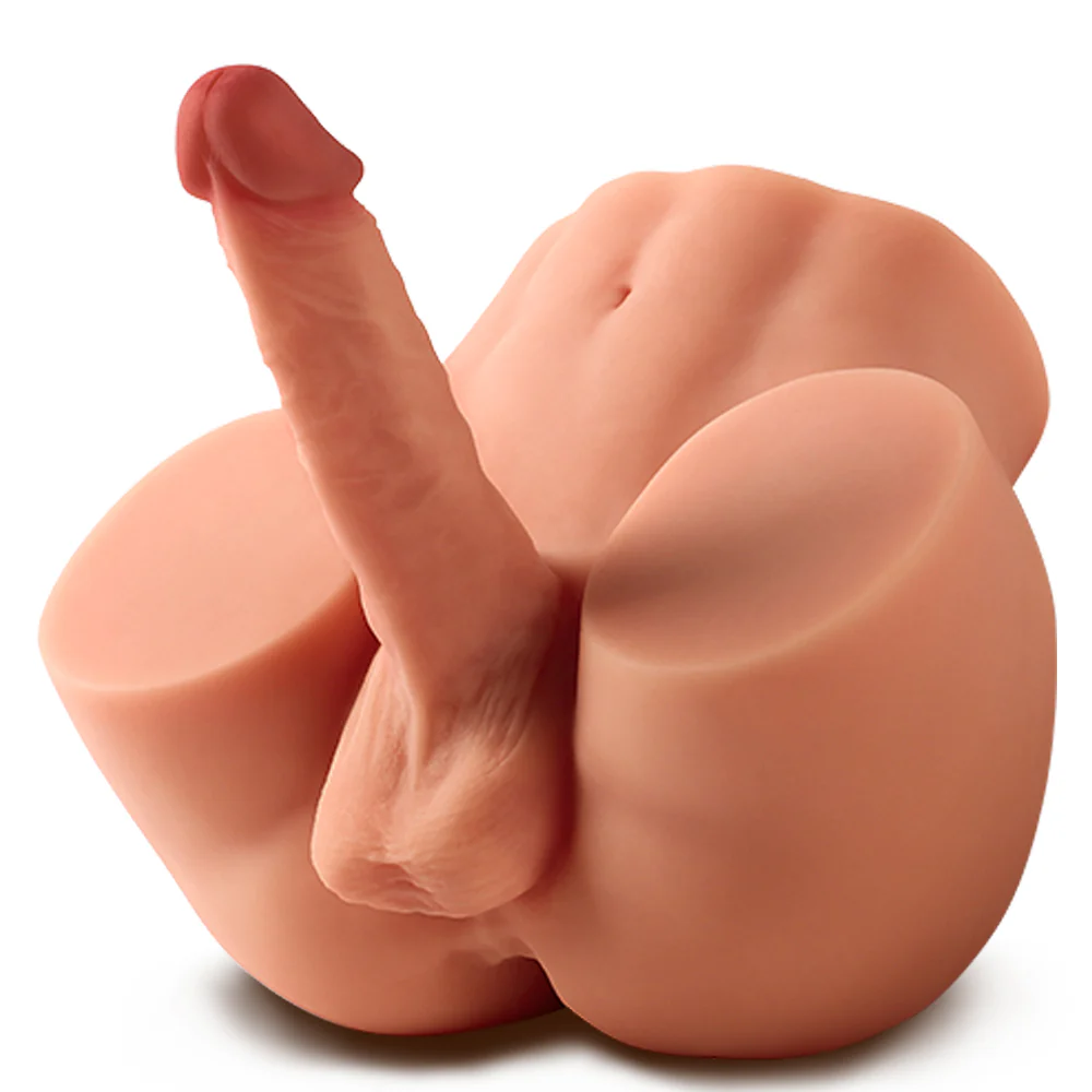 10.1Lb 2-in-1 Male Sex Torso with Realistic Dildo Testis and Anus - Image 6
