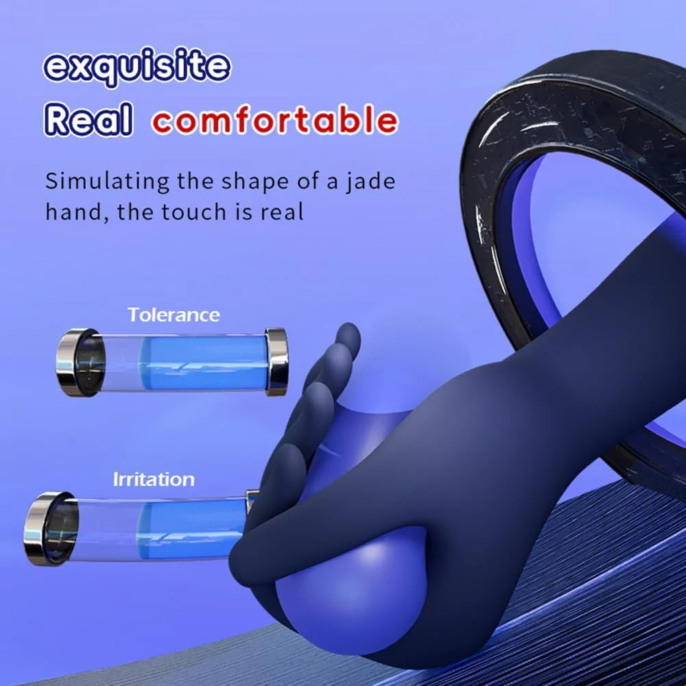 10 Frequency Male Masturbator Finger Penis Vibrator - Image 2