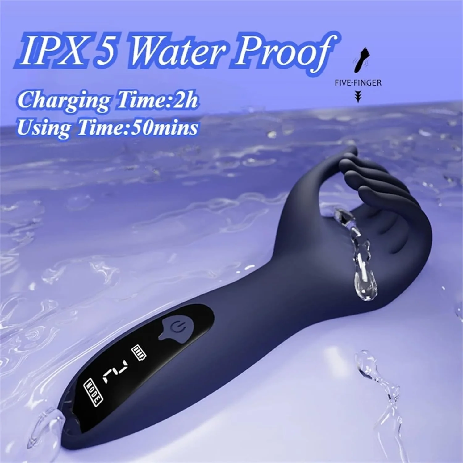 10 Frequency Male Masturbator Finger Penis Vibrator - Image 4