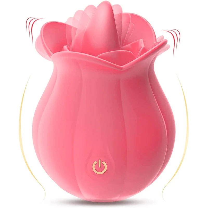 10 Speeds Rose Vibrator With Tongue - Image 8