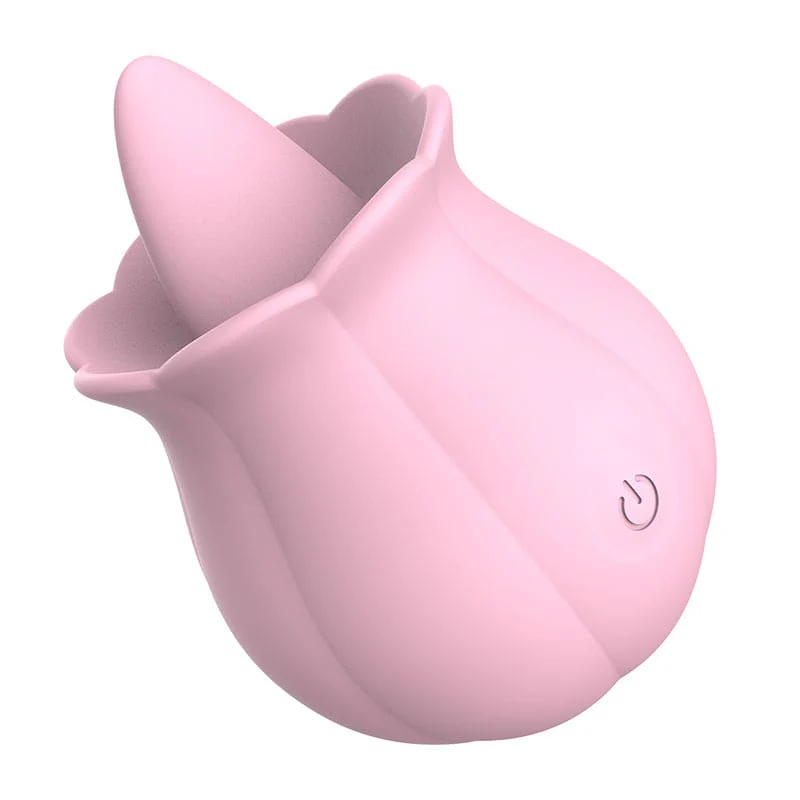 10 Speeds Vibrating Rose Shape Tongue Licking Vibrator For Women - Image 6