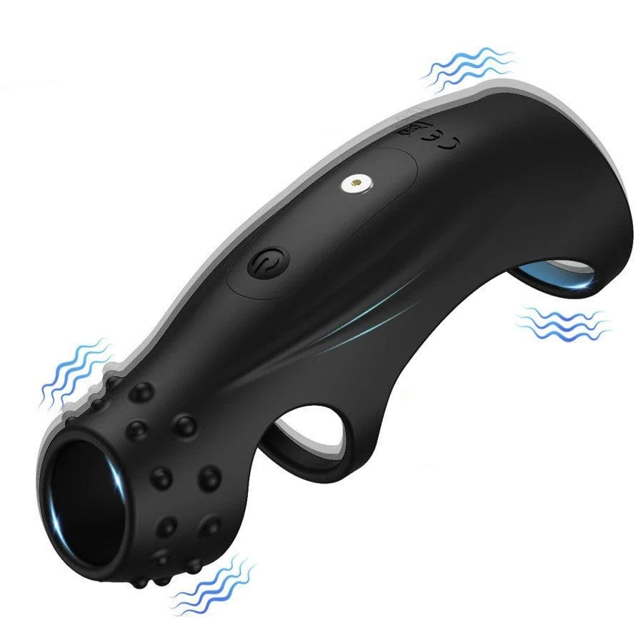 10 Vibrating Cock Ring G-spot Stimulator With Remote Control - Image 7