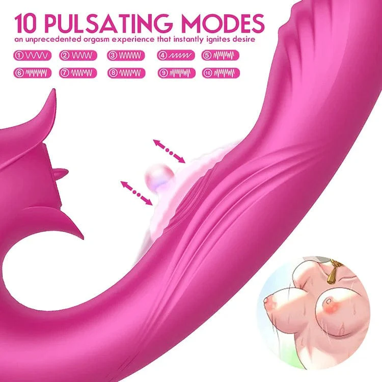 Devil Flower Sex Toys Sucking Dildo Vibrator For Women - Image 2