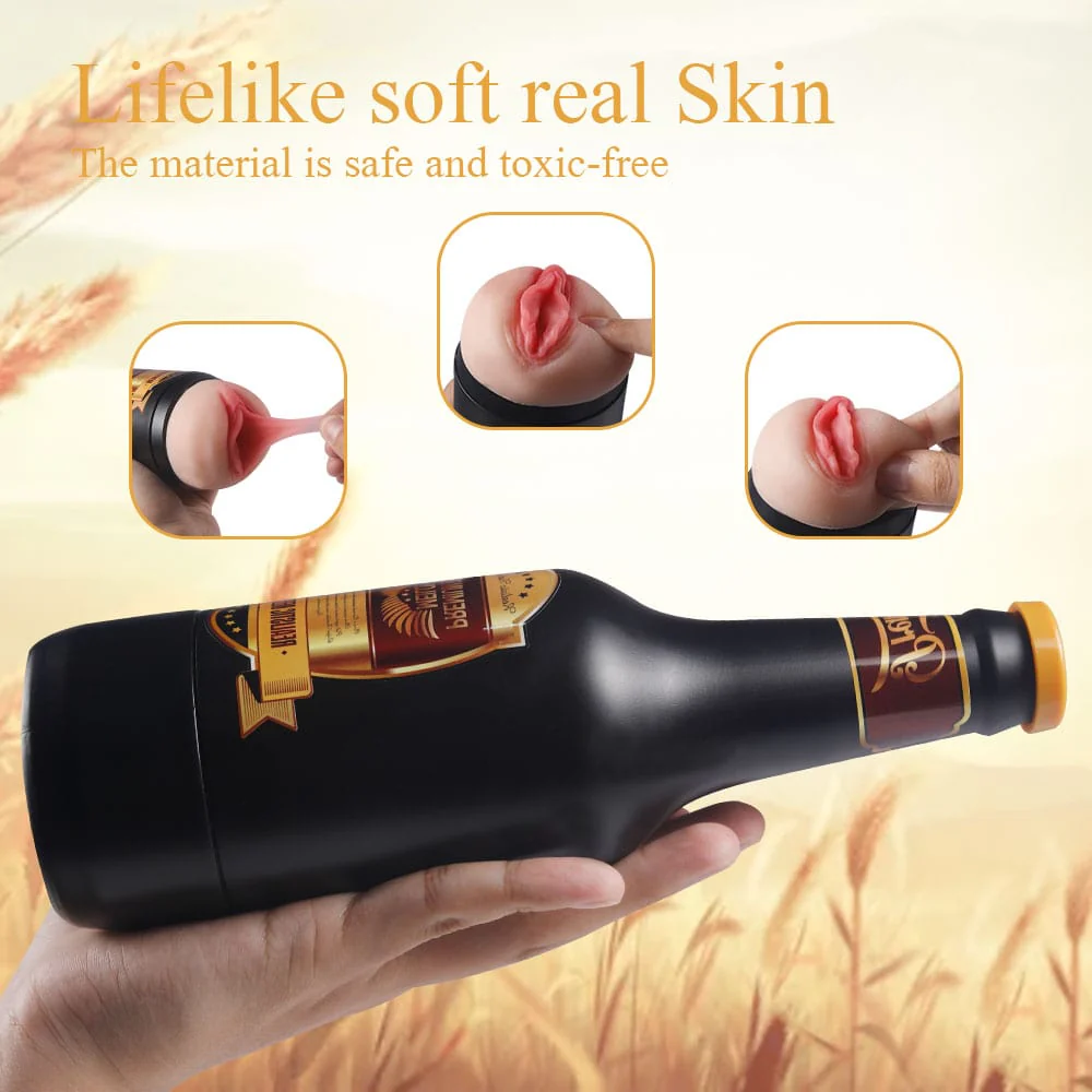 Male Masturbator Erotic Toy Portable Beer Bottle - Image 2