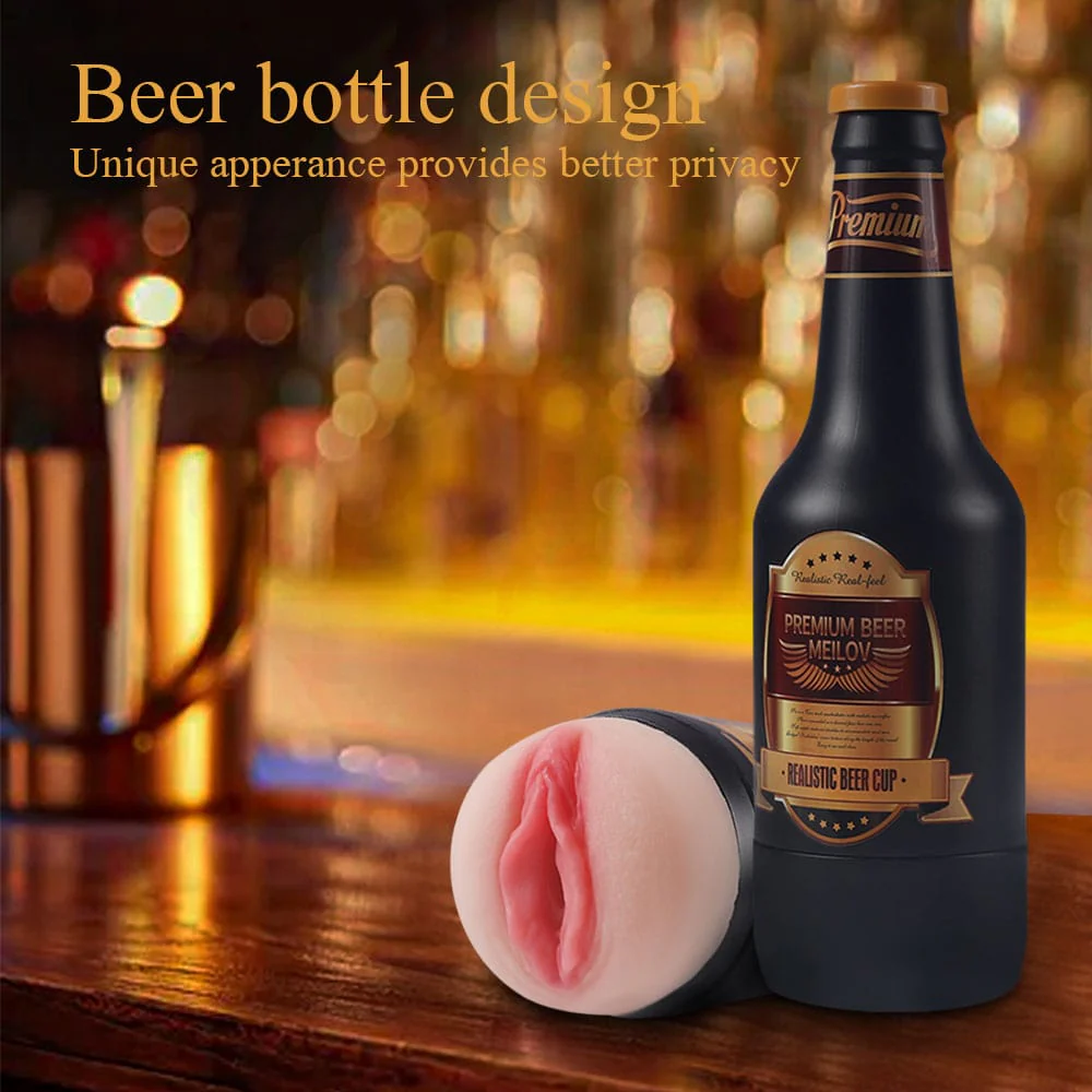 Male Masturbator Erotic Toy Portable Beer Bottle - Image 4