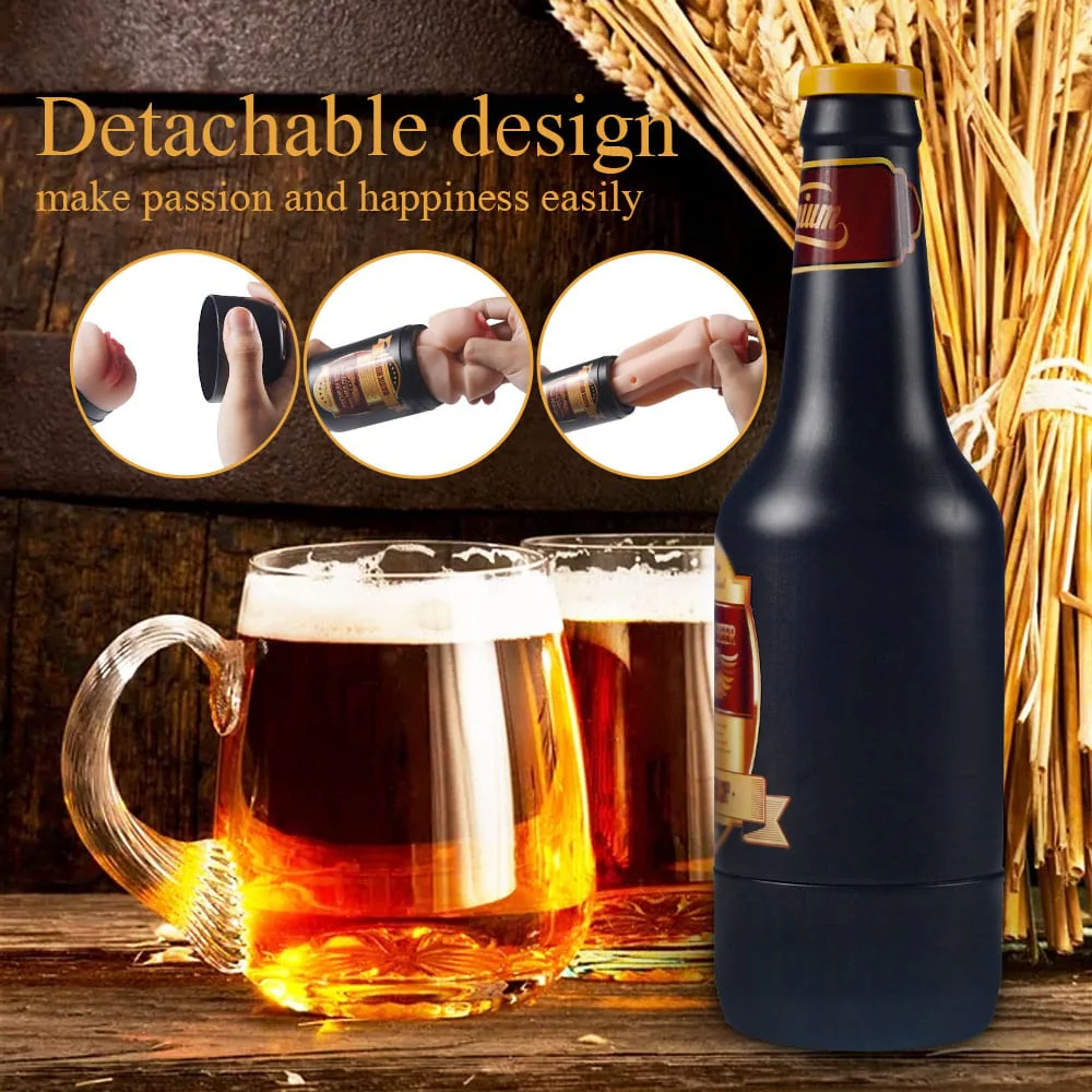 Male Masturbator Erotic Toy Portable Beer Bottle - Image 7