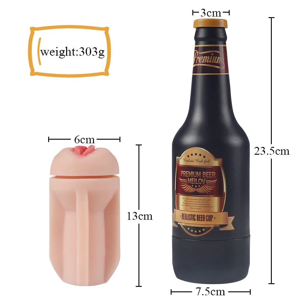Male Masturbator Erotic Toy Portable Beer Bottle - Image 8
