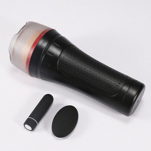 2 IN1 Vibrating & Realistic Vagina Fleshlight Masturbator - Image 2