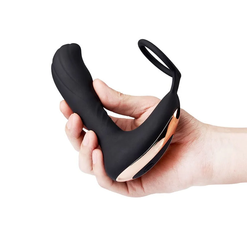 Vibrating Prostate Massager Anal Vibrator with Cock Ring & Remote - Image 5