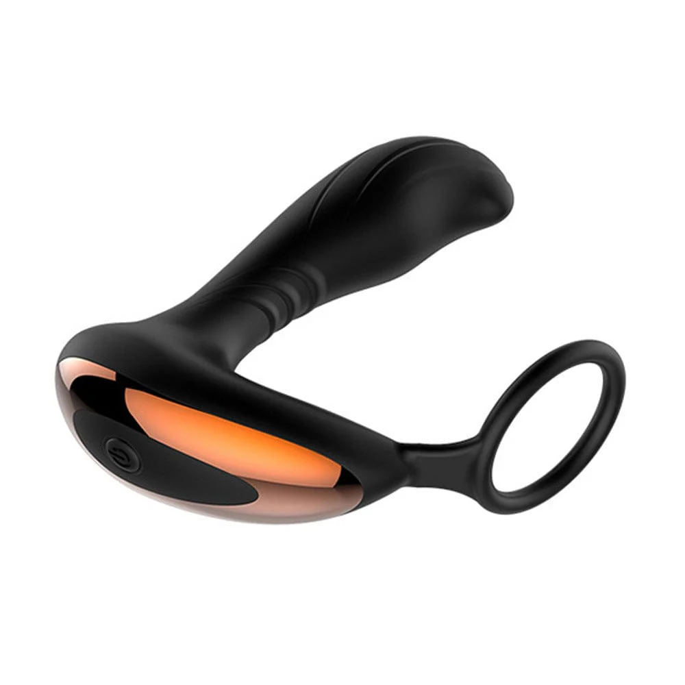 Vibrating Prostate Massager Anal Vibrator with Cock Ring & Remote - Image 7