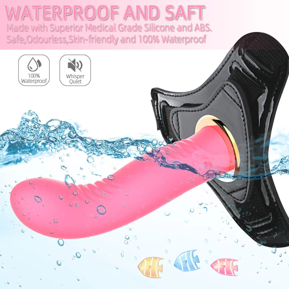 Wireless Remote Control Strap On Dildo Vibrator for Couples - Image 4