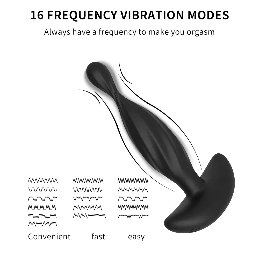 Anal Plug Vibrator Male Prostate Massager G-spot Masturbator - Image 2