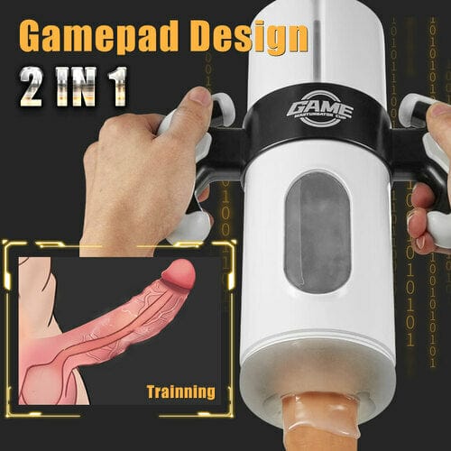 Clare Gamepad Telescopic Vibrating Masturbation Male Masturbator - Image 2