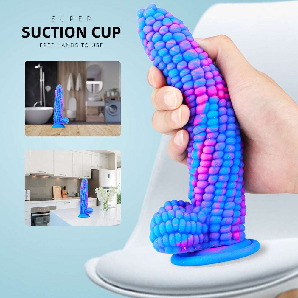 Corn Silicone Dildo Huge Penis Anal Plug - Image 2