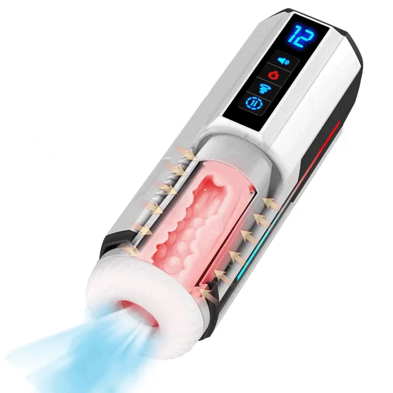 Ares - Automatic Telescopic Sucking Male Masturbator