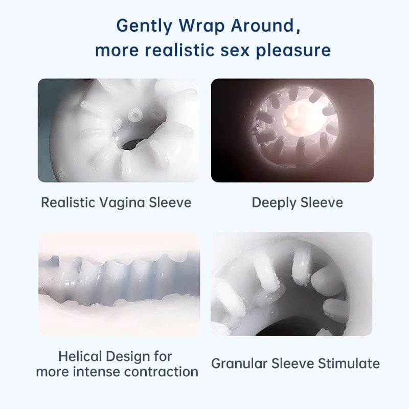 Explorer 3 In 1 Telescopic Sucking Vibration Delayed Ejaculation Male Masturbator - Image 6