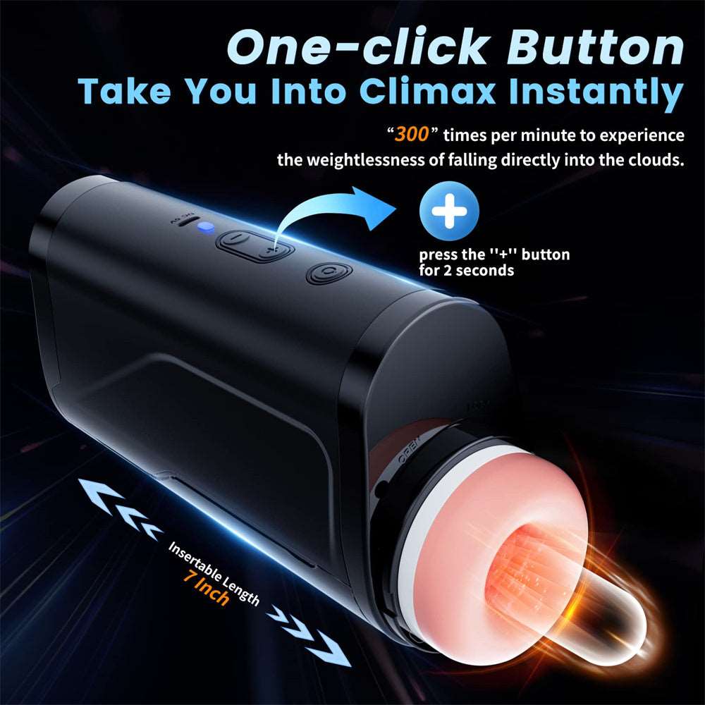 Big Cup Automatic Telescopic Penis Stimulation Pocket Pussy Stroker Male Masturbator - Image 2
