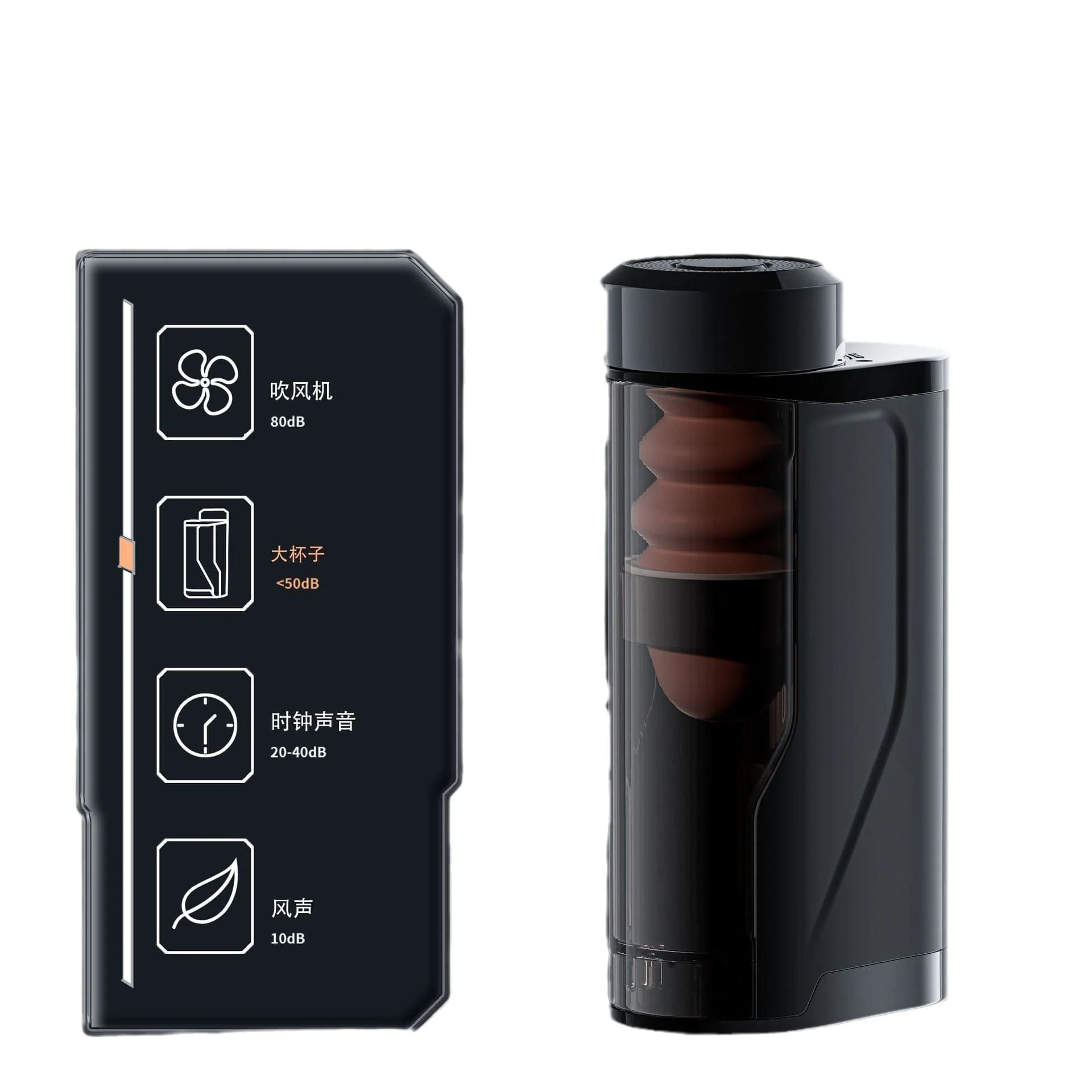 Big Cup Automatic Telescopic Penis Stimulation Pocket Pussy Stroker Male Masturbator - Image 6