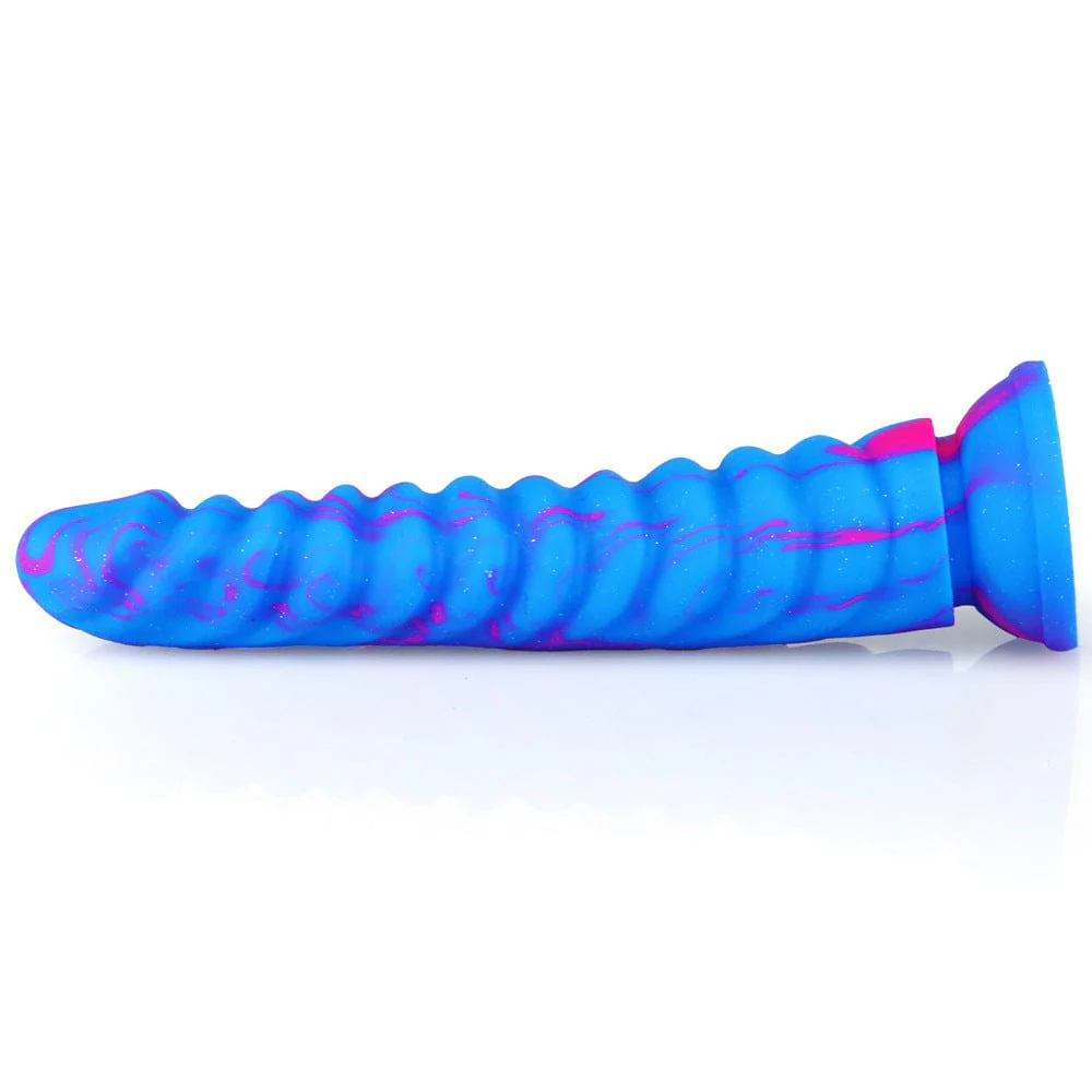 8.5 Inch Dragon Scale Silicone Dildo - Image 2