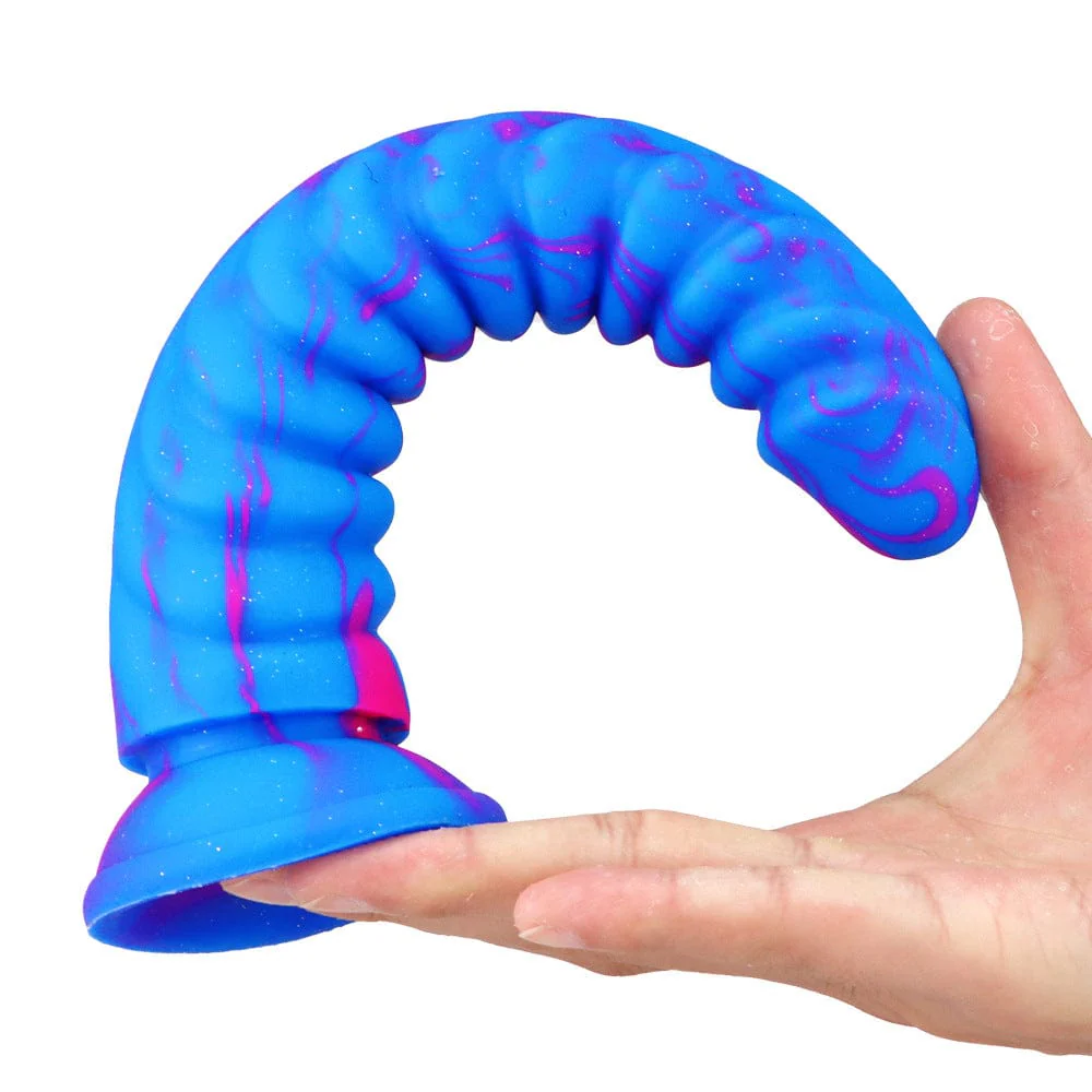 8.5 Inch Dragon Scale Silicone Dildo - Image 4