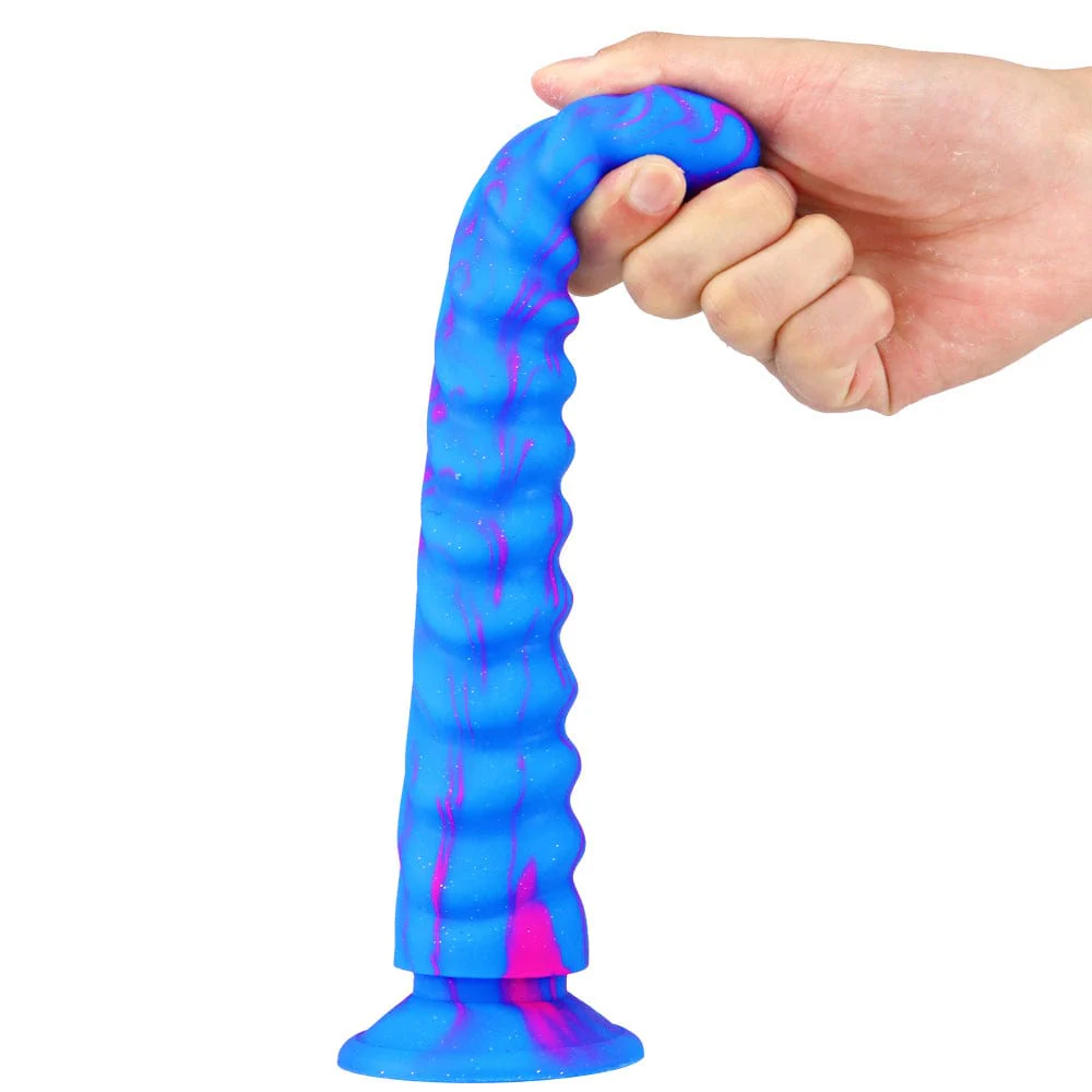 8.5 Inch Dragon Scale Silicone Dildo - Image 5