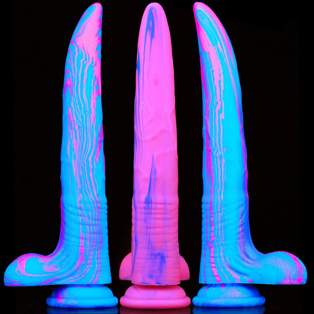 Deer Whip Colorful Big Sm Dildo With Suction Cup - Image 2