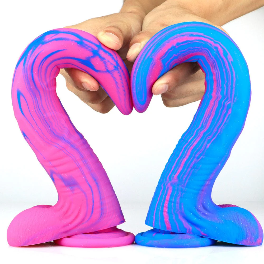 Deer Whip Colorful Big Sm Dildo With Suction Cup - Image 3