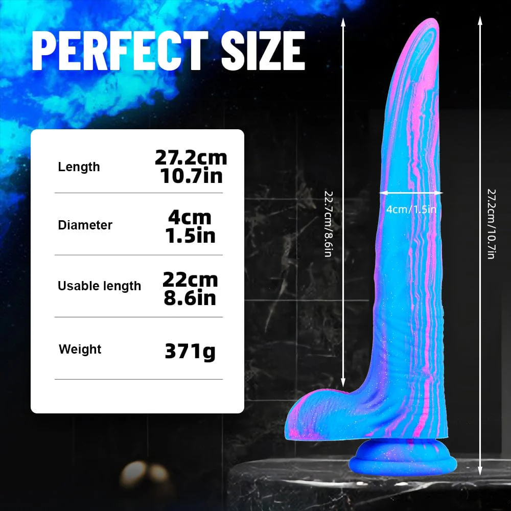 Deer Whip Colorful Big Sm Dildo With Suction Cup - Image 4