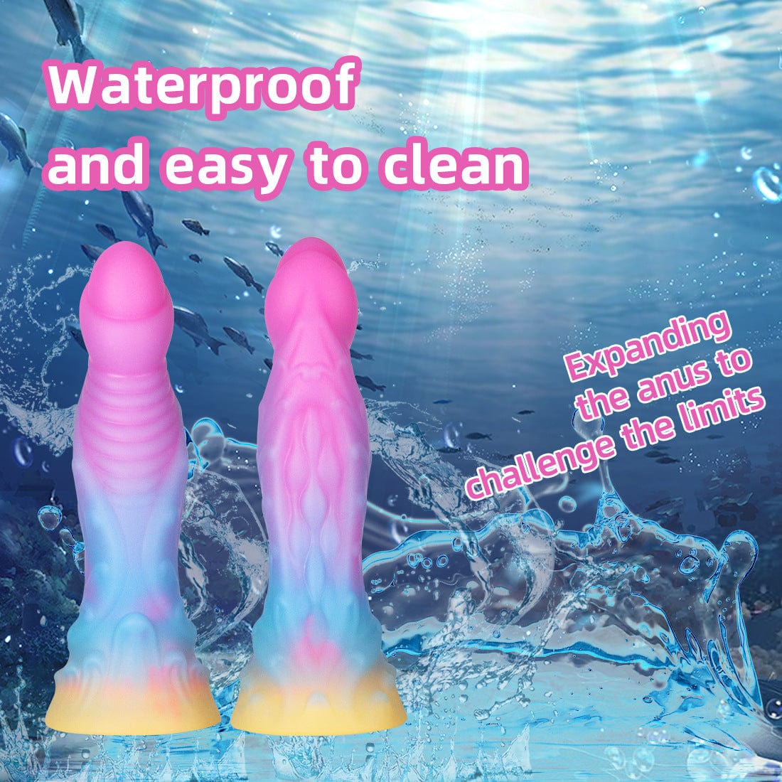 6.4 Inches Super Soft Luminous Fantasy Dildo - Image 3