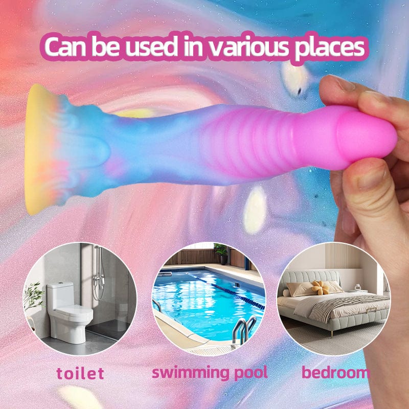 6.4 Inches Super Soft Luminous Fantasy Dildo - Image 4