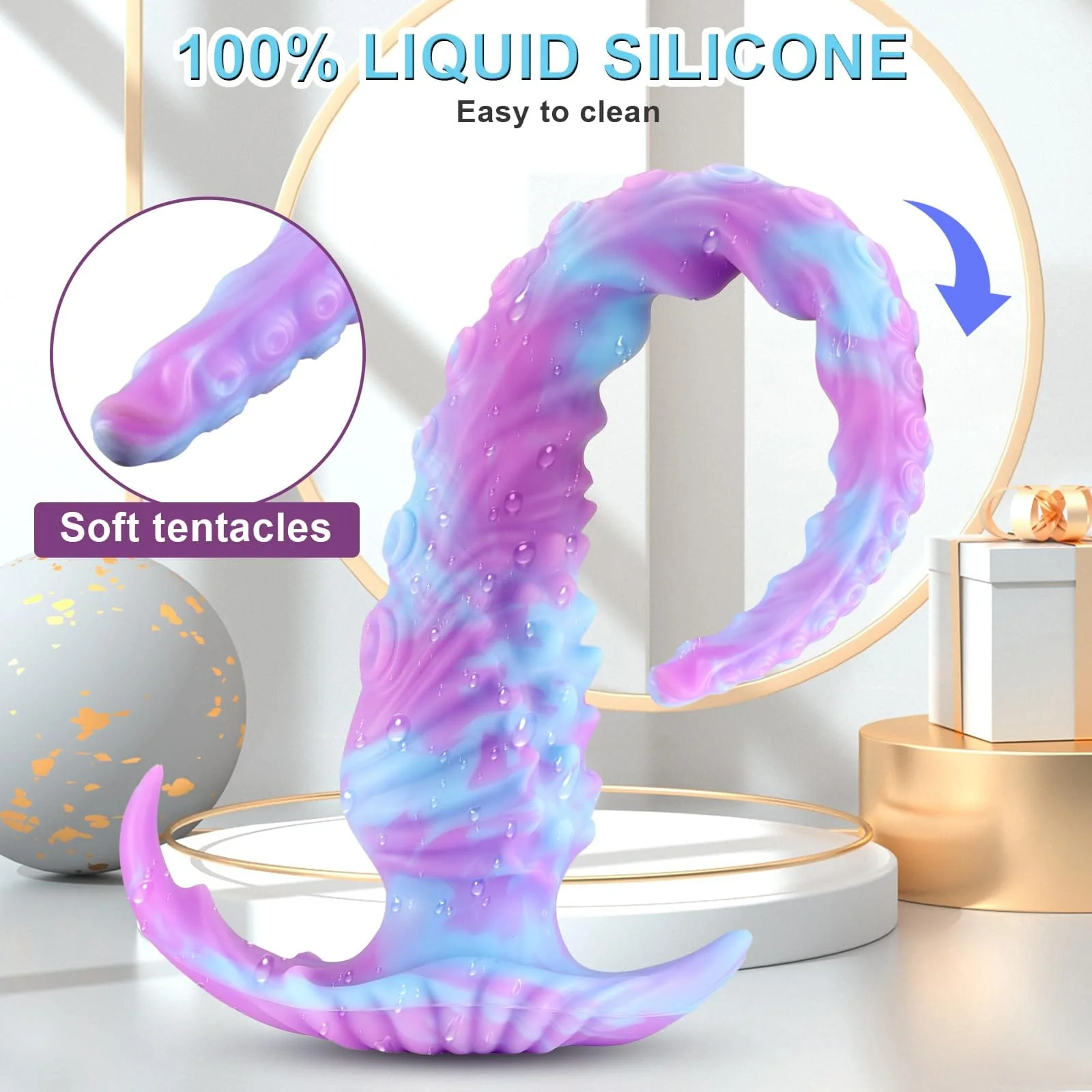 13.5 Inches Long Dildo Huge Anal Plug Monster Fantasy Knot Dildos - Image 4