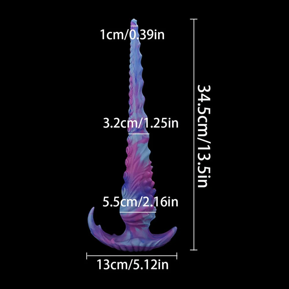 13.5 Inches Long Dildo Huge Anal Plug Monster Fantasy Knot Dildos - Image 7