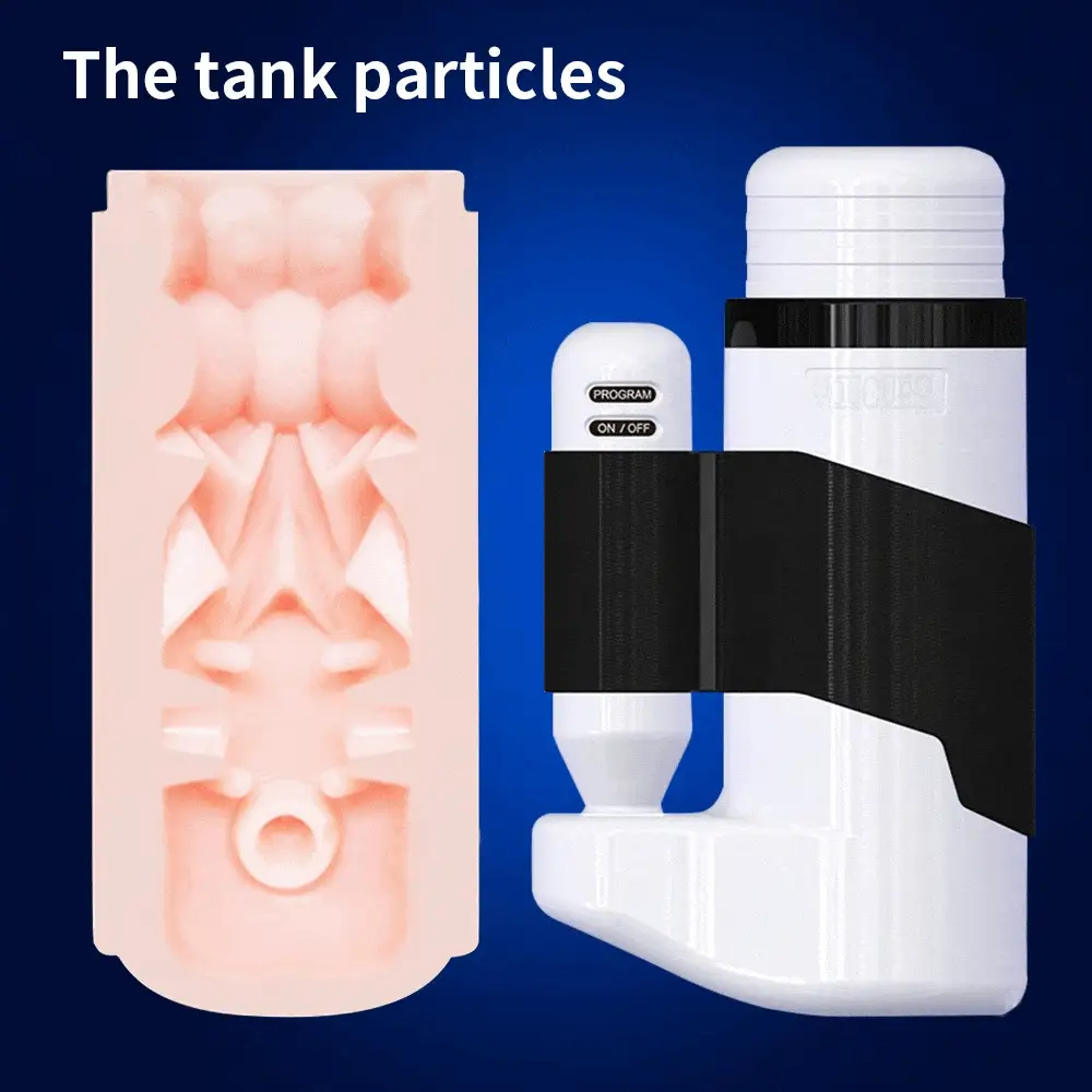 12 Speeds Telescopic Vibrator Realistic Vagina Male Masturbator - Image 3