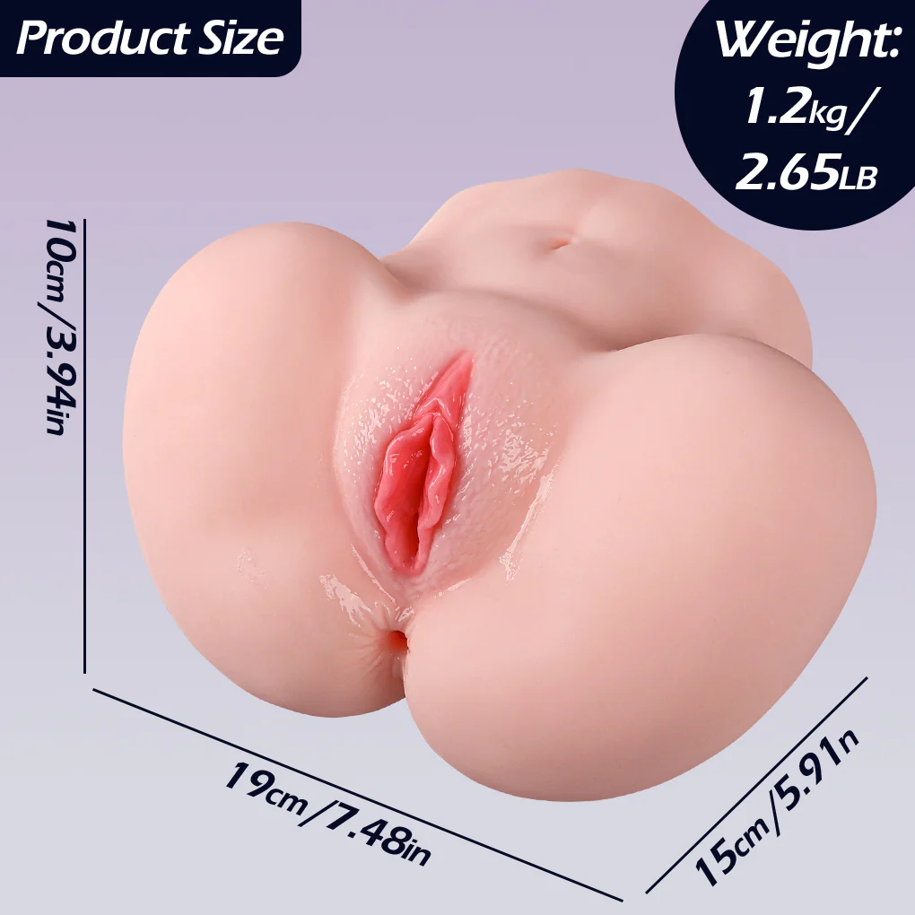 2.65Lb Sex Ass Pocket Pussy With Tight Labia & Anus For Men - Image 10
