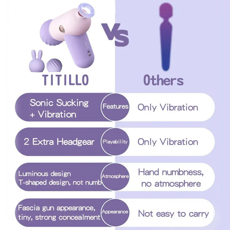 2 in 1 Sucking Av Wand Vibrator For Women - Image 4