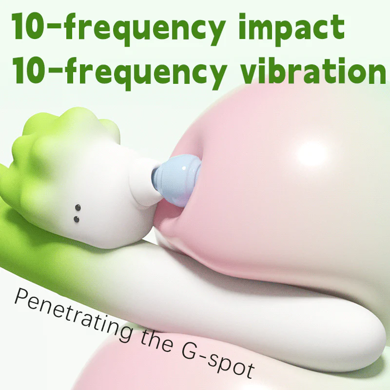 2-in-1 Suction & Telescopic Vibrating Clitoral G Spot Vibrator - Image 5