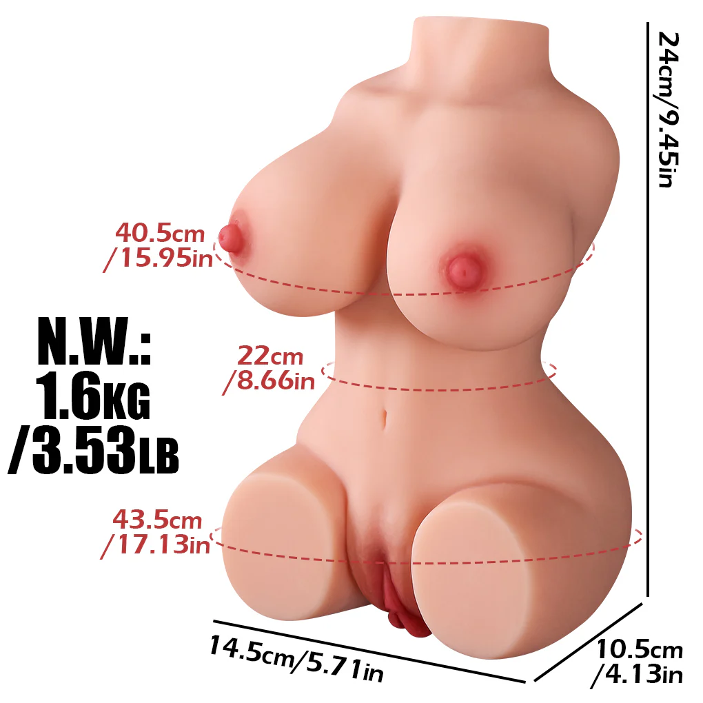 3.53Lb Realistic Big Breast Sex Doll Tight Vagina and Ass Pocket Pussy - Image 6