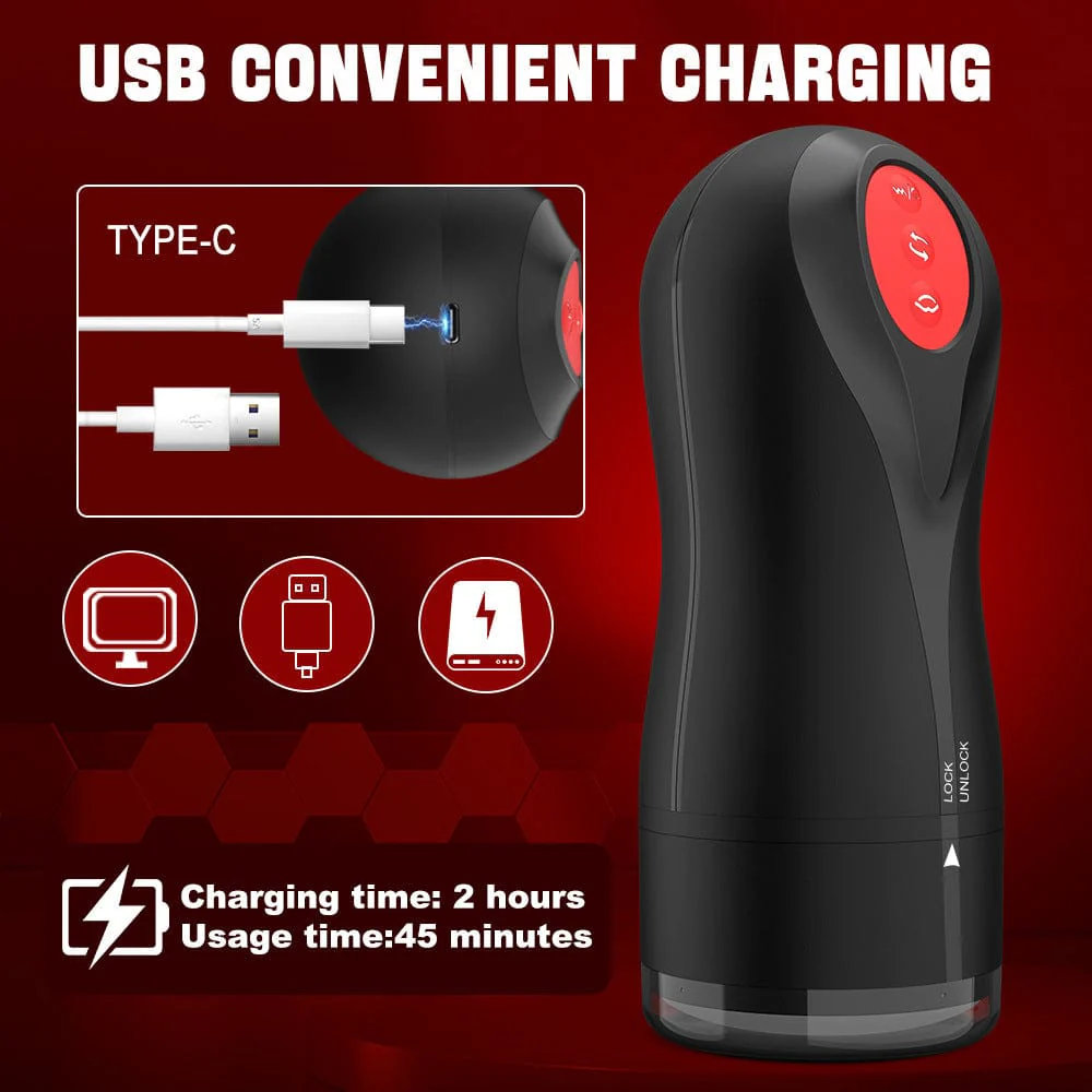 3 Swirling 5 Tightening 10 Vibration Male Blowjob Stroker - Image 7