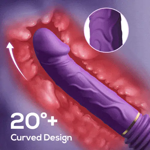 5 Thrusting & 8 Vibrating Dildo Machine with Handle and Sucker - Image 3