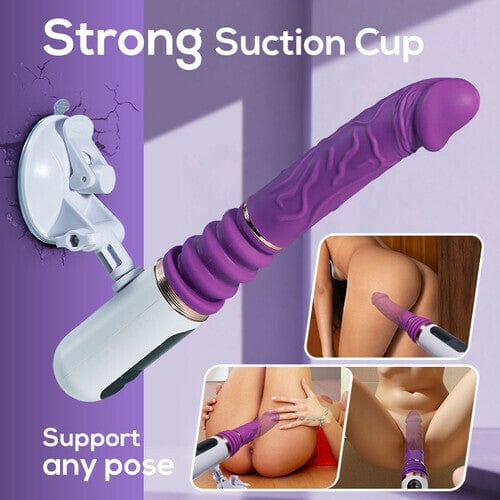 5 Thrusting & 8 Vibrating Dildo Machine with Handle and Sucker - Image 5