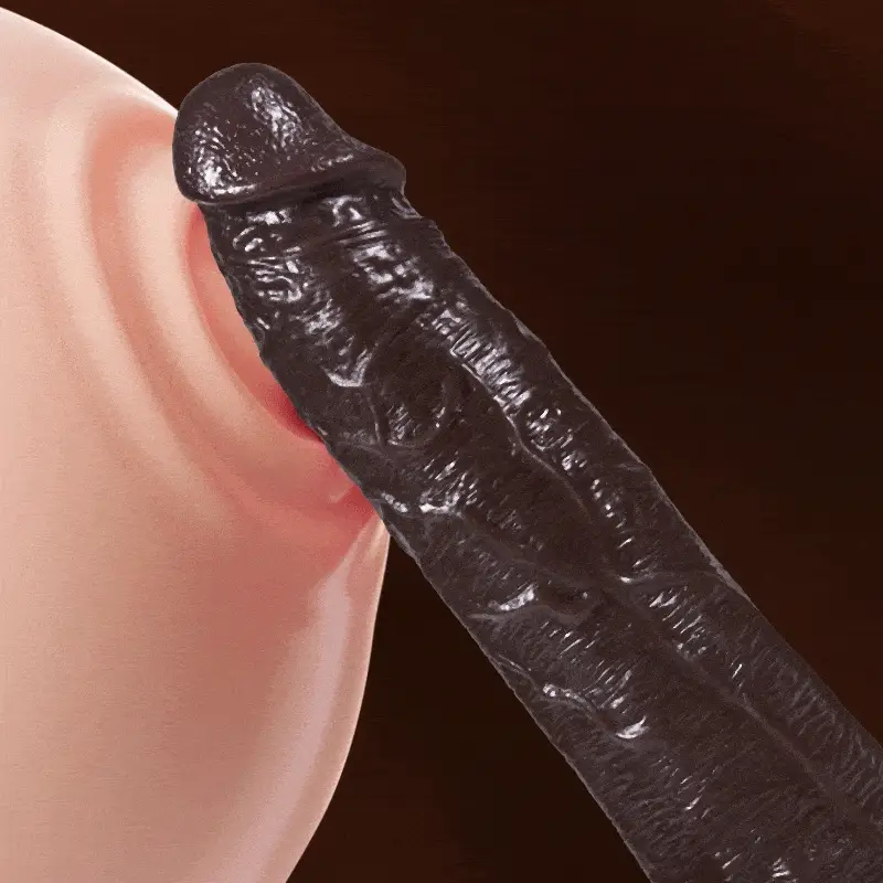 8.6-In Vibrating Thrusting Swing Thick Long Lifelike Dildo With Remote Control - Image 6